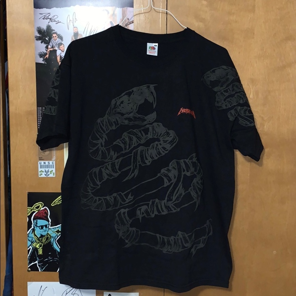 METALLICA snake shirt